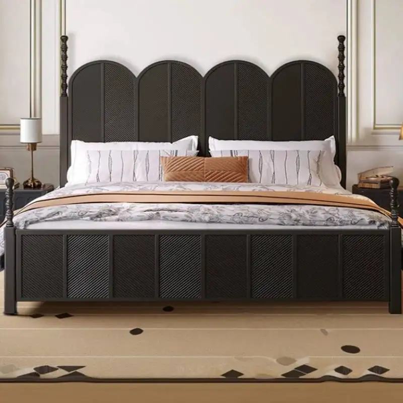

Queen European Style Double Bed Frame Luxury Kids Modern Full Size Twin Frame Bed Bedroom Design Cama Fruniture For Bedroom Sets
