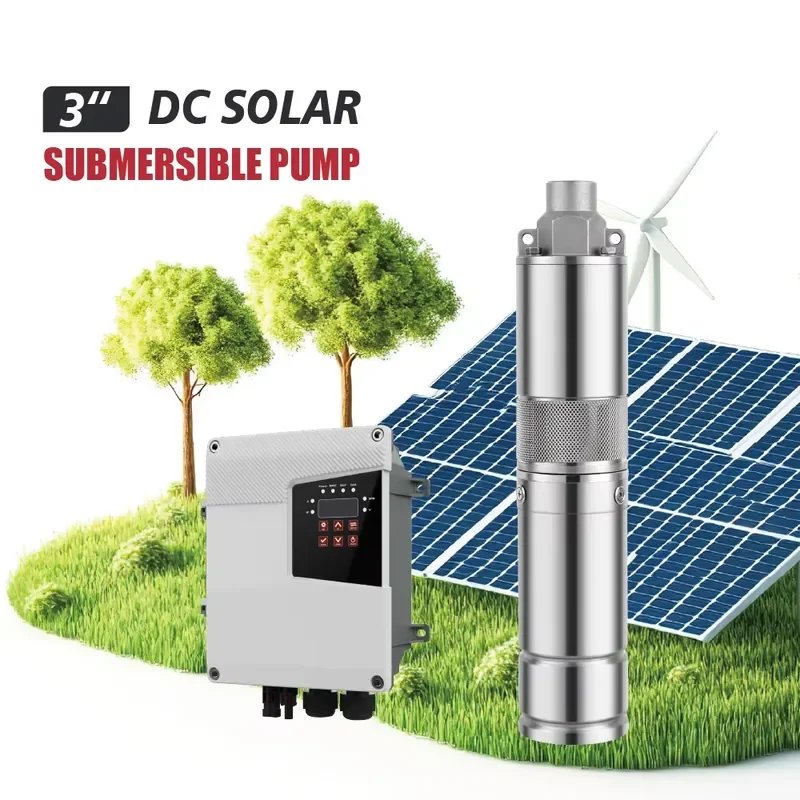 New ZRI Electric Submersible Screw Water Pump Set 80-1100W 0.15-1.75HP 0.75INCH Outlet Family Home Irrigation 2-Year Warranty