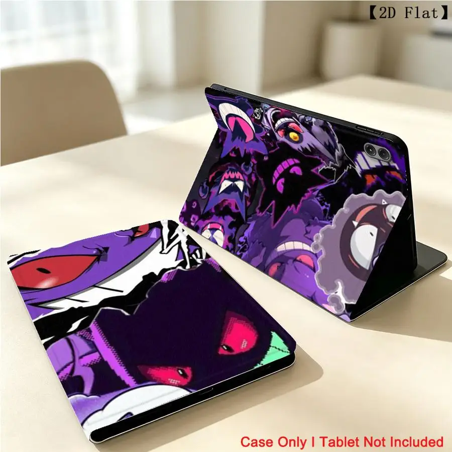 with Pencil Slot Case for Xiaomi Redmi Pad SE K Pad 8.8 9.7 12.4 Inch Pad 5 6 7 8 Pro Pad 6s Pro 7 Ultra Anime Pokemon Gengar 6