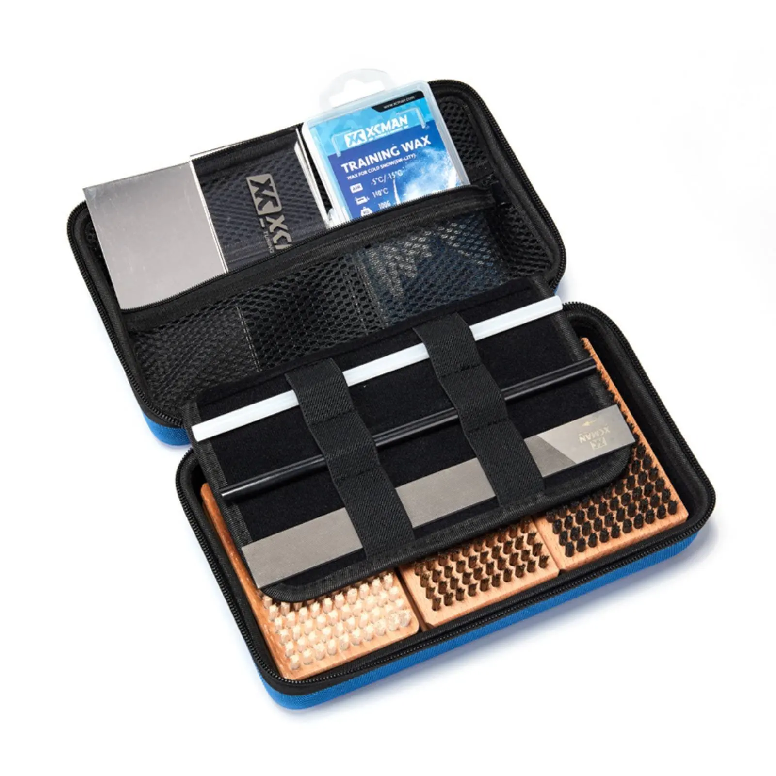 

Ski Waxing Brush Set, Horsehair & Nylon, Edge Sharpening, Complete Snowboard & Ski Care Tools