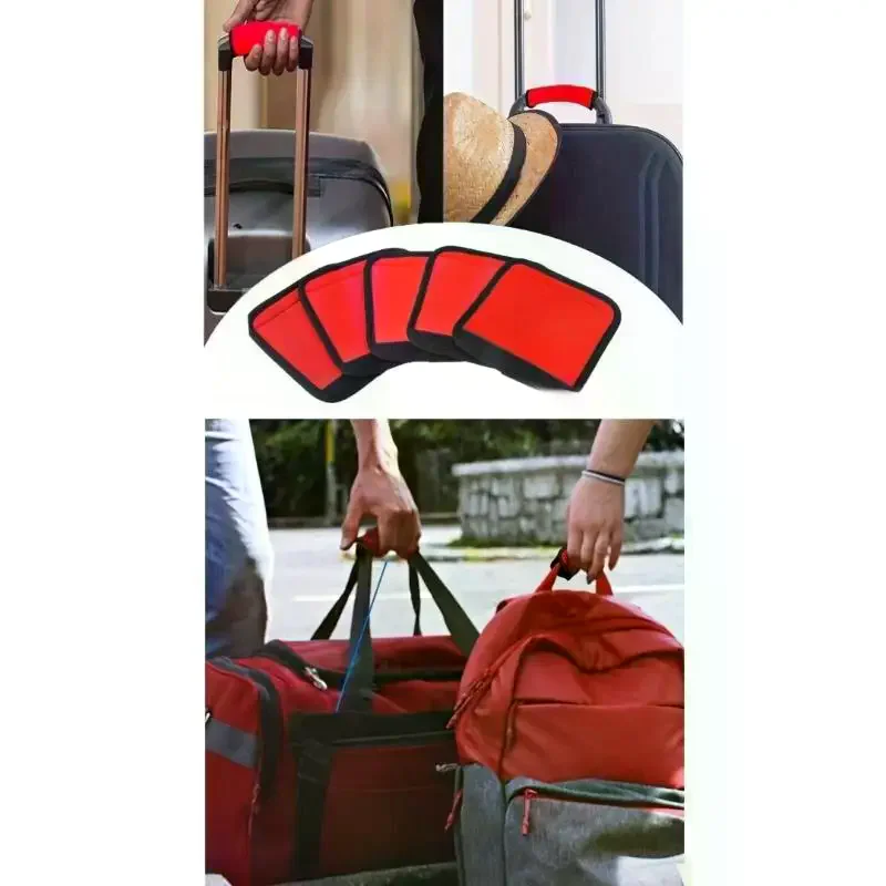 2PCS Neoprene Luggage Handle Cover, Handle Protector Cover, Trolley Case Handle Cover, Grip Cover And Baby Stroller Handle Cover