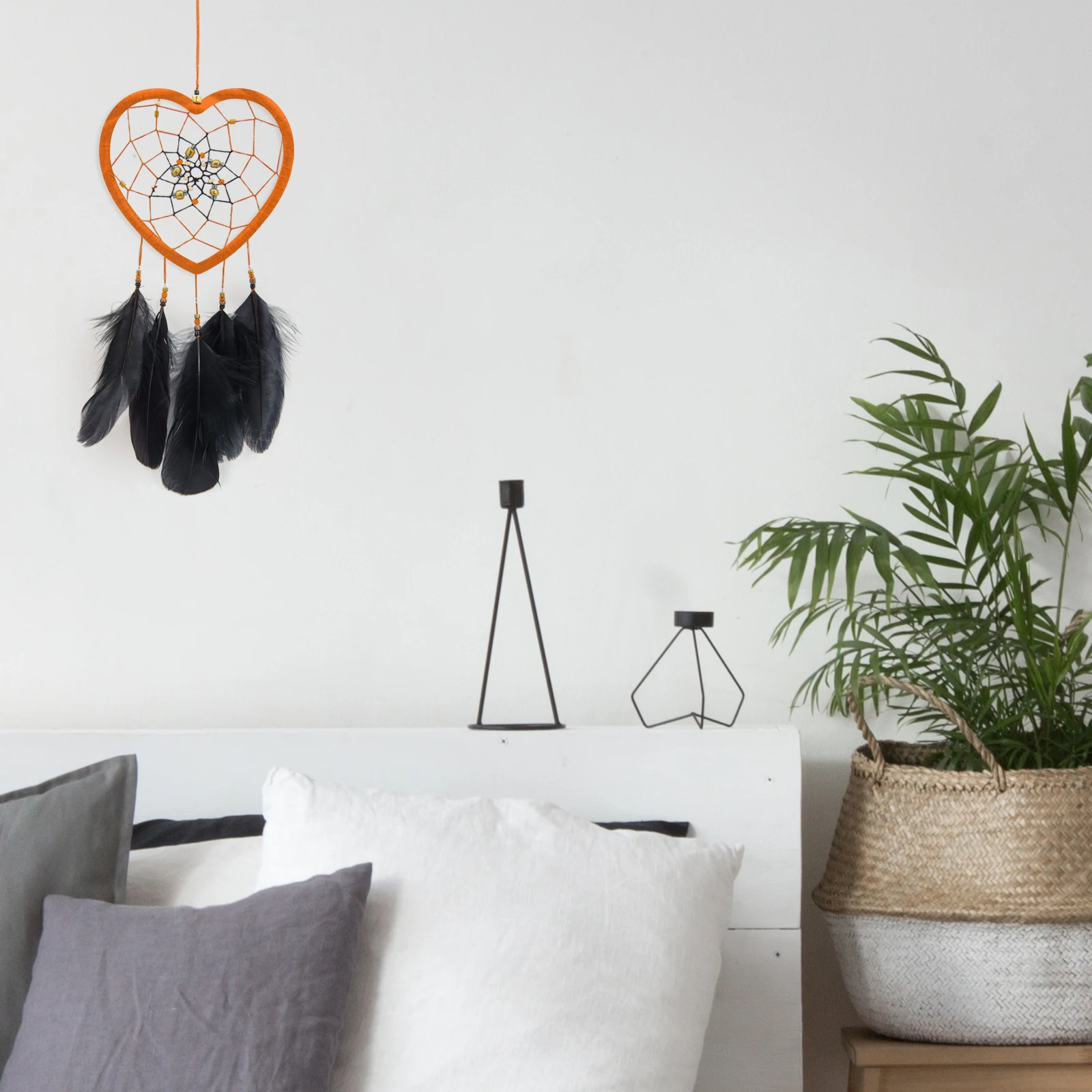 

20 pcs Heart Shape Acrylic Rings Dream Catcher Diy Materials Decoration Accessories For Hanging Ornaments Handmade Crafting