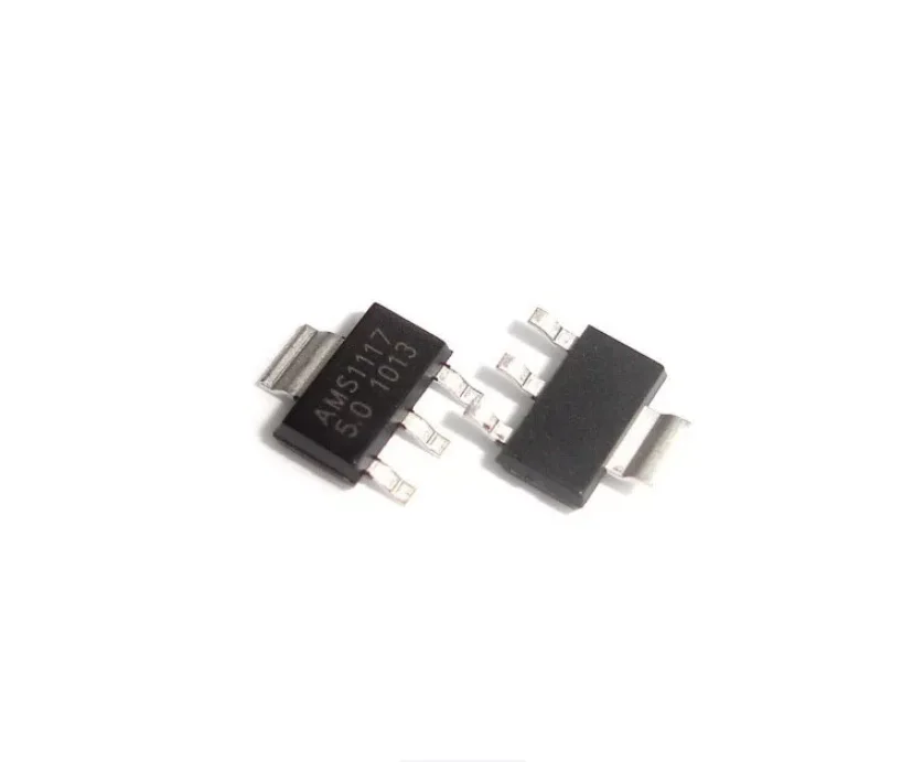 Free Ship 50pc AMS1117-5.0 AMS1117-5.0v AMS1117 5.0V 1A SOT-223s Voltage Regulato