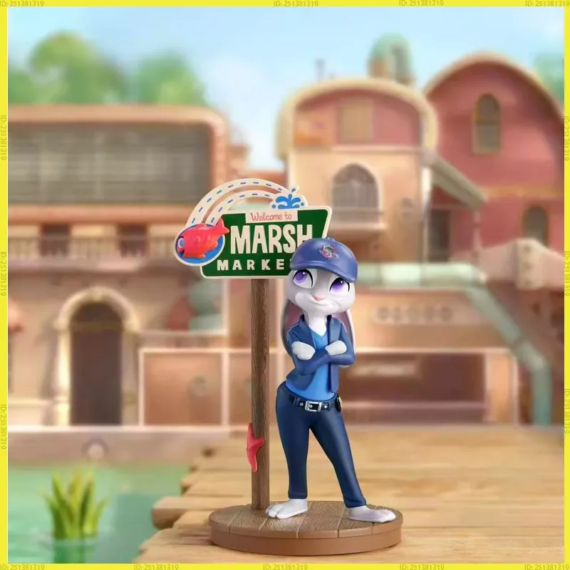 Authentic Zootopia 2 New Journey Series Judy Nick Evening Dress Animal Collectible Trending Mystery Child Top Action Figure Toys