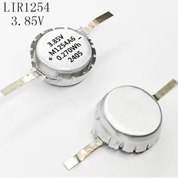 1PCS/LOT LIR1254  70mah Button Cell Rechargeable Soft Battery 3.85v 4.35v For High Voltage Bluetooth Earphones