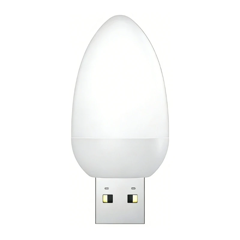 Safe PP Material Flame Simulation Light USB Driven Perfect Family Household Use 83CE