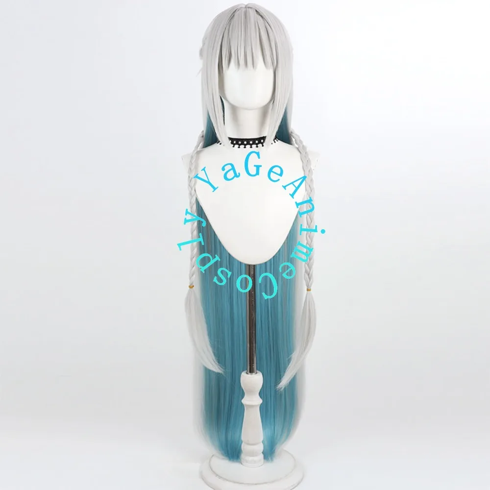 Morgan Cosplay Wig Long Hair with Natural Scalp Effect and Two Tone Gradient Style for Fantasy Character Gathering