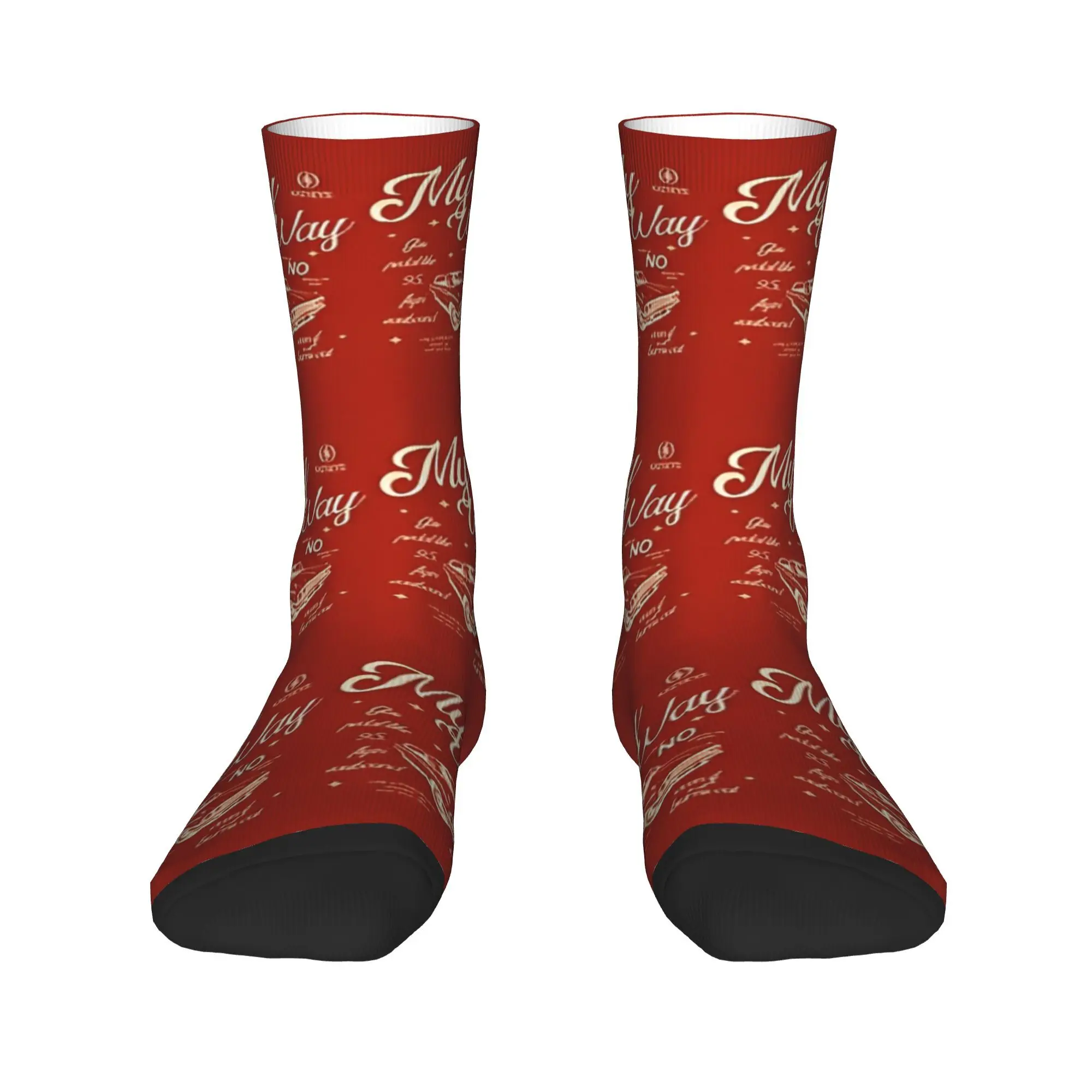 Unisex Men Socks KATSEYE My Way  Stockings Anti-Slip Medium Soft Socks Spring Korean Custom Outdoor Sports Socks