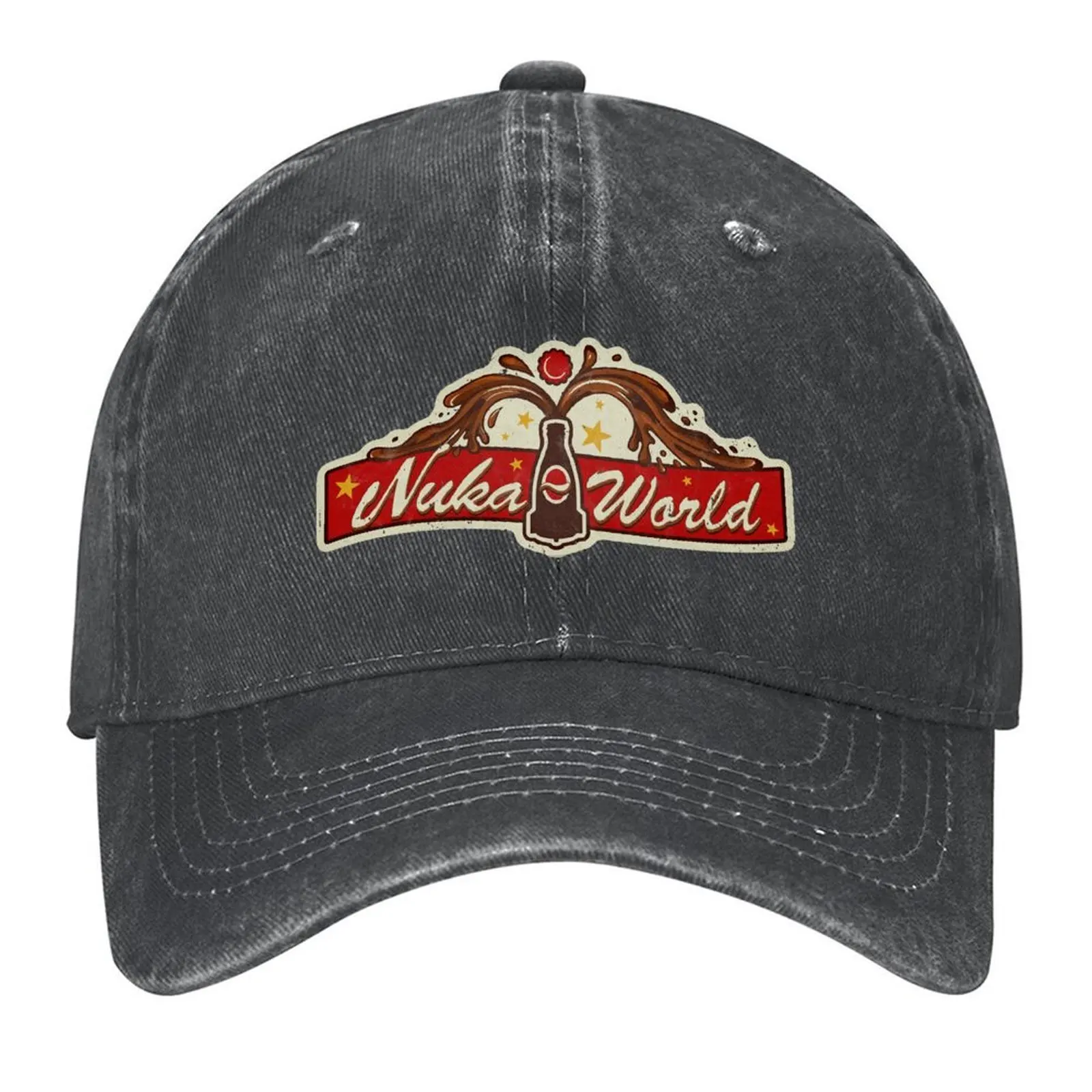 

Nuka-World Logo (Vintage) Baseball Cap Snap Back Hat fishing caps man Male hat Beach Outing Women's Hats 2025 Men's