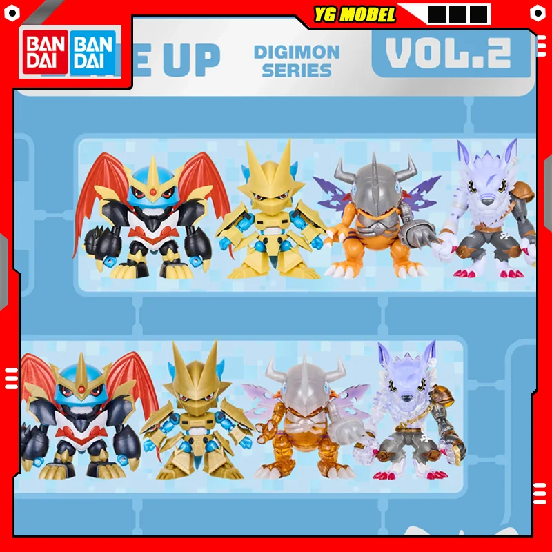 

Bandai Digimon Adventure Action Figure Magnamon Metal Greymon Were Garurumon Assemble Model EX CASHAPON Second Round Original