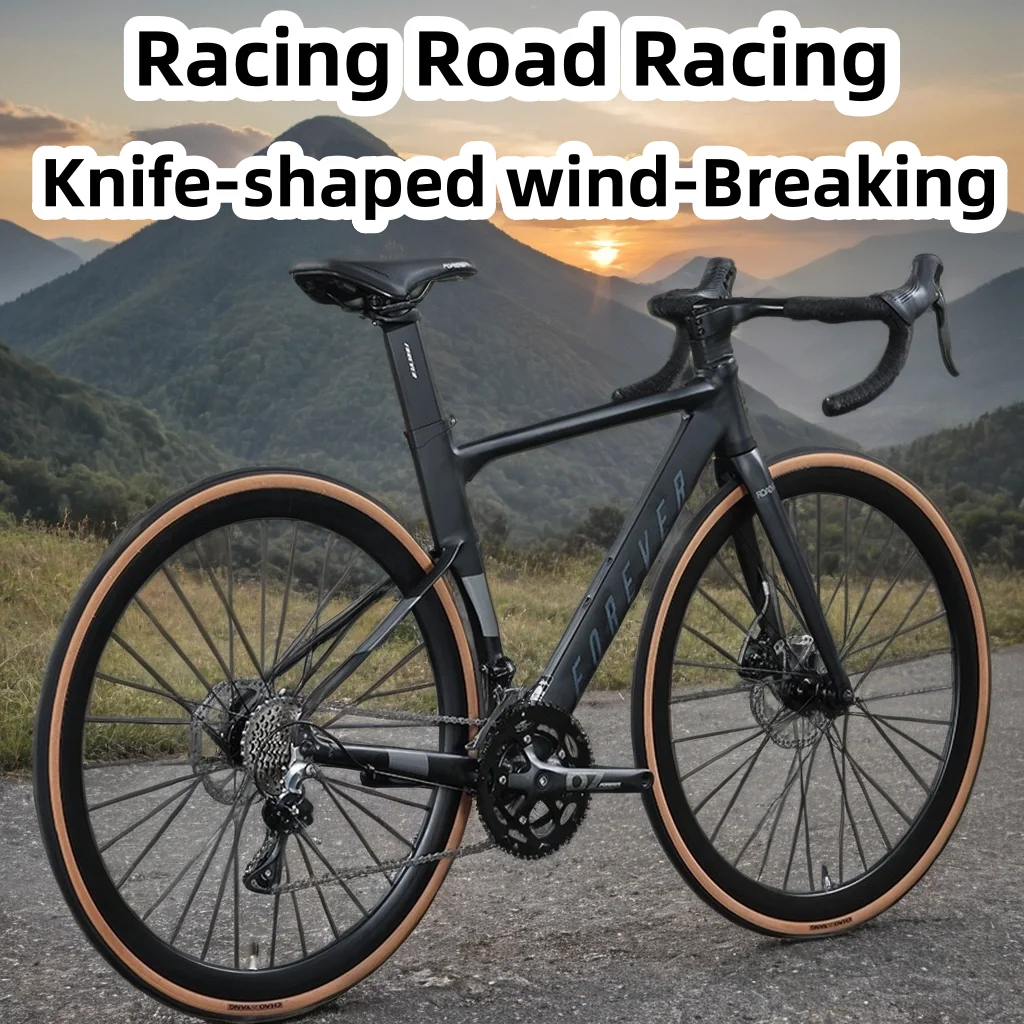 

700*28C Cross Country Bike ultraLight road bicycle dual disc brake gravel bicicleta fully internal cable routing for BIke 40mm