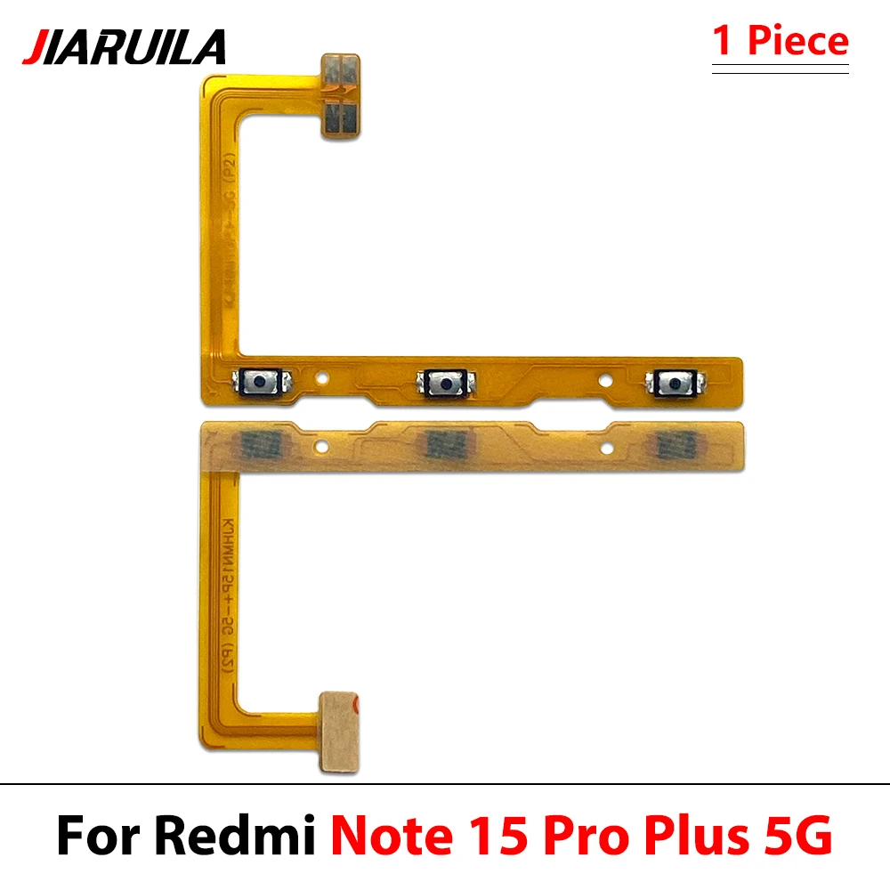 NEW Power Button Switch & Volume Up / Down On / Off Button Flex Cable For Xiaomi Redmi Note 15 4G Pro Plus 5G