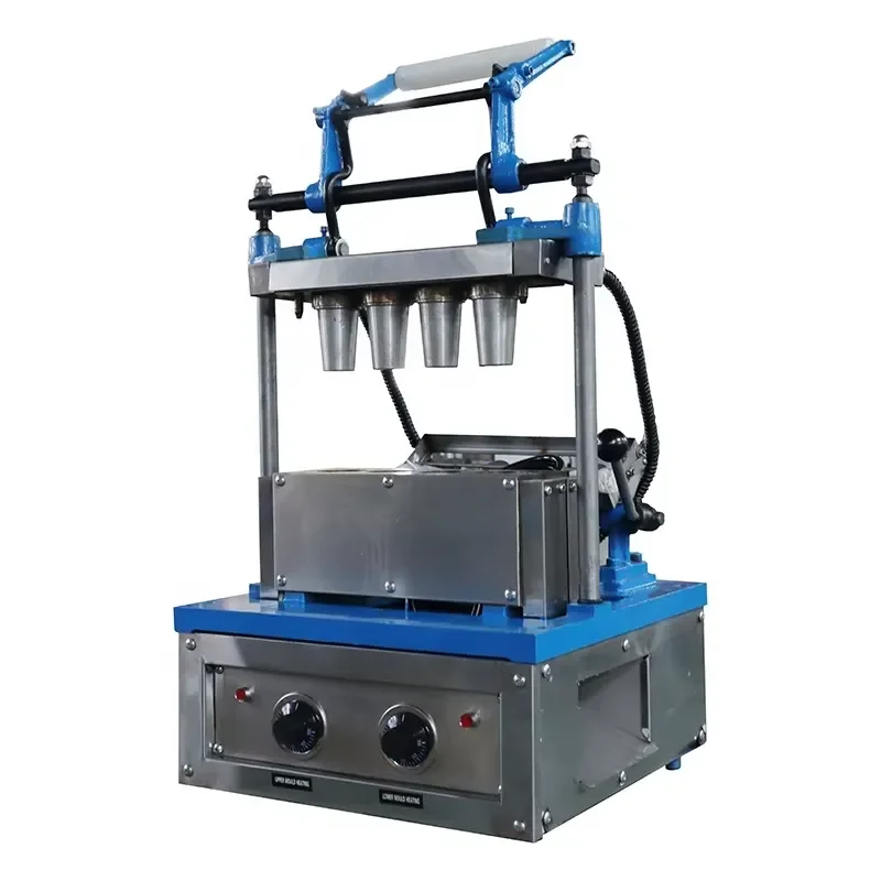 Best Selling Stainless Steel Multi Function Soft Ice Cream Cone Machine