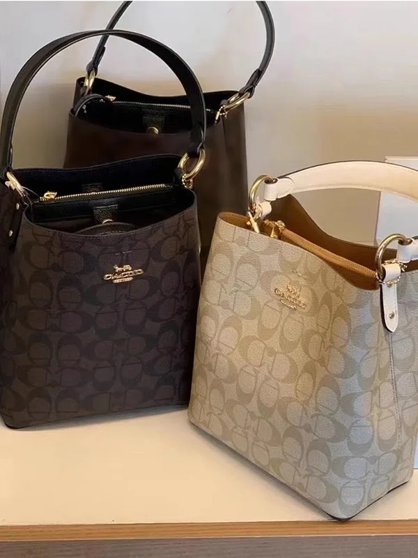 

Luxury Leather Buet Bag Handbag Single oulder Crossbody Bag Versatile op Basket Design Casual Sle Small Size