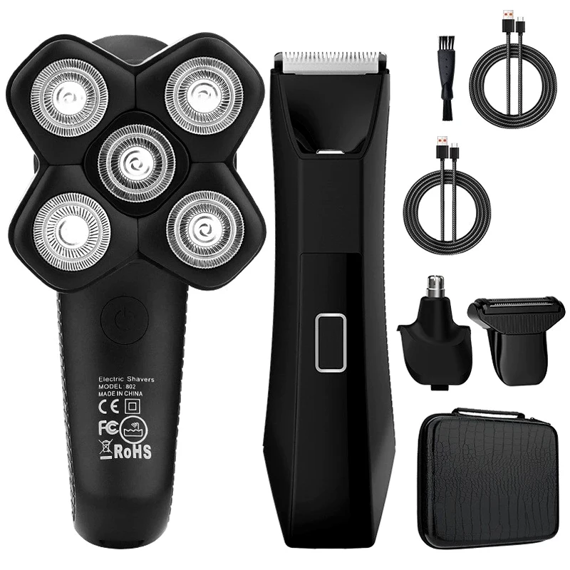 rasoio-elettrico-confidenziale-per-uomo-e-donna-trimmer-per-peli-dell'inguine-versatile-rasoio-per-il-corpo-kit-impermeabile-con-testine-sostituibili