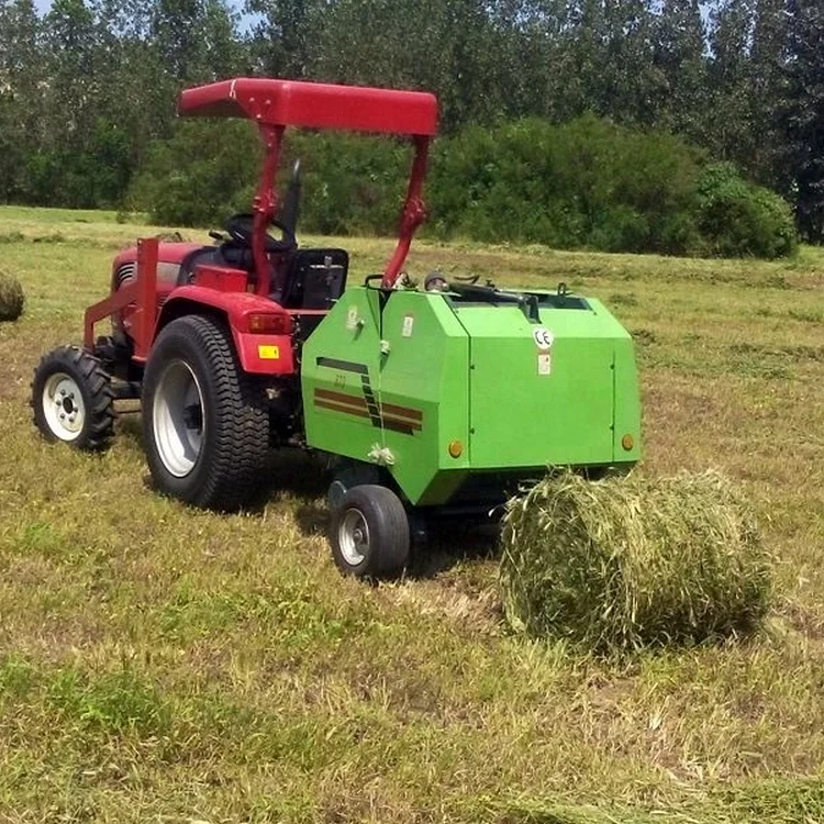 مزرعة تنفيذ آلة المكبس المستديرة الصغيرة YK-0850 جرار القش المستديرة المكبس #6