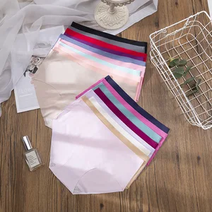 Plus Größe Frauenkleidung Seidenhips Eisfarbe Solid Damen ohne Unterwäsche Mädchen atmungsaktuelle Dessous sexy weiblich zu nähen 12 Hauptverkäufe ohne Höschen - №10