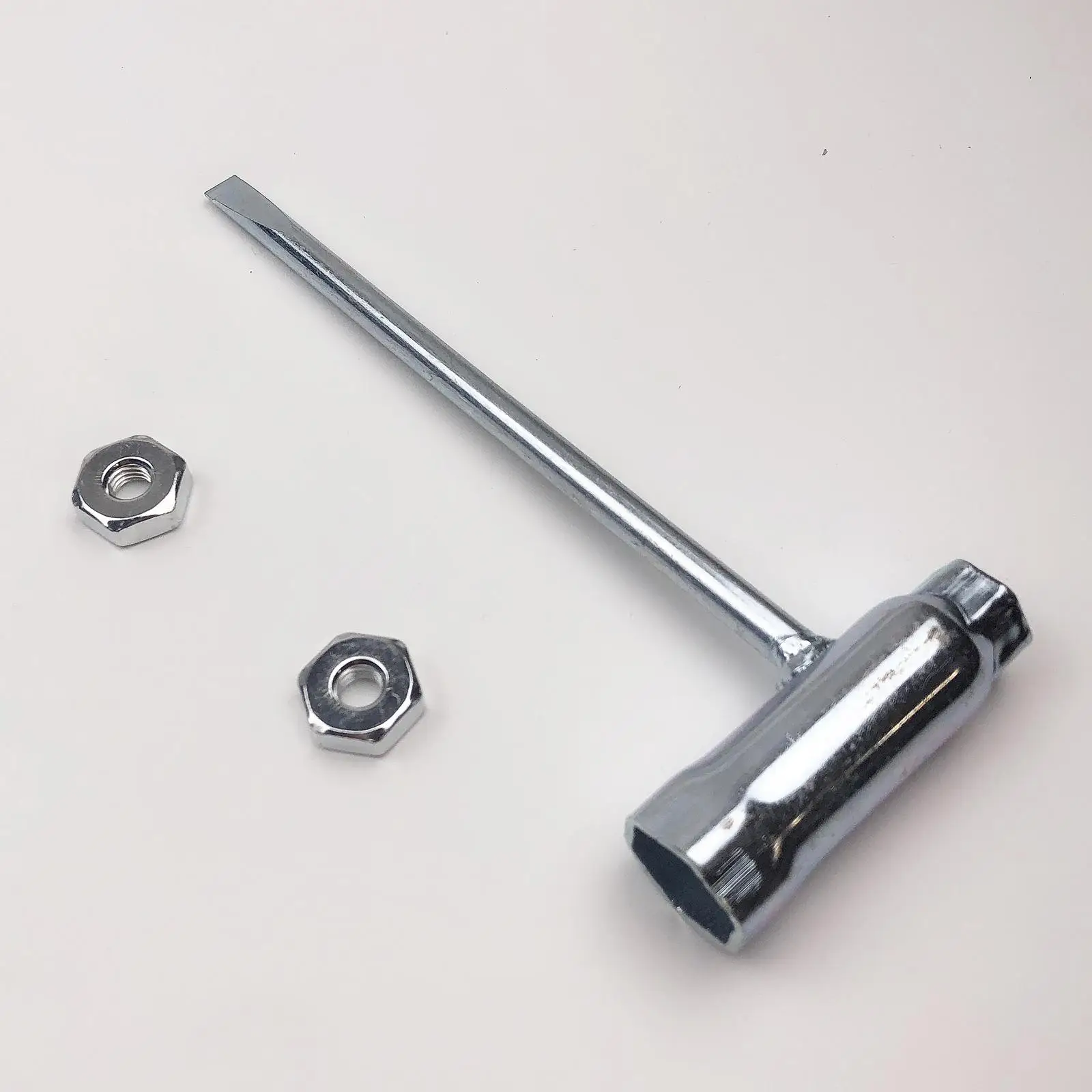 

Металлический ключ для цепной пилы с 2 гайками, аксессуар для цепной пилы MS210