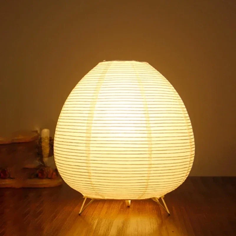 Japanese LED Table Lamp, Rice Paper Light for Living Room, Bedroom, Study Decor Luces led Touch lamp Lampshade Jellyfish lamp