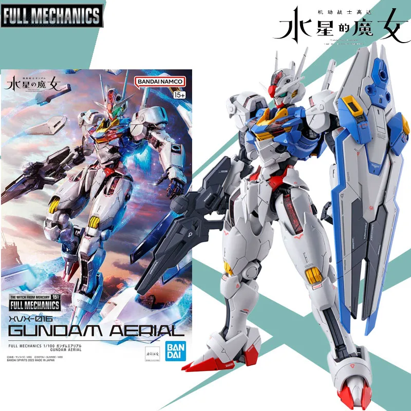 

Bandai Original MODEL KIT GUNDAM HG 1/144 THE WITCH FROM MERCURY GUNOAM AERIAL XVX-016 Anime Action Figure Assembly Model Toys