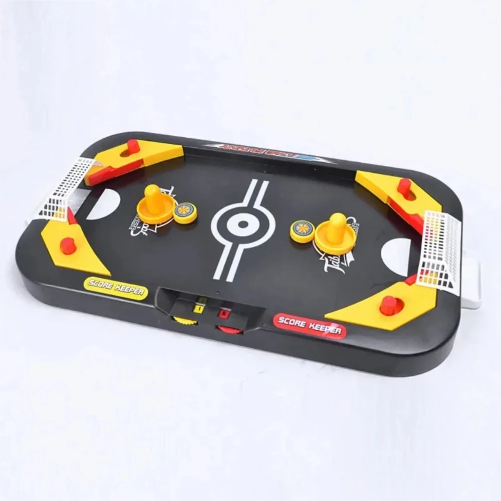 Kids Ice Hockey Table Game 2-Player Curling Soccer Tabletop Battle Toy Parent-Child Interactive Sports Game Family Party Gift