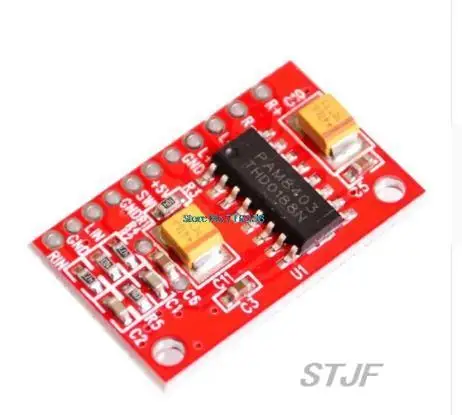 Pam8403 Module Digitale Eindversterker Board Miniatuur Klasse D Eindversterker Bord 2*3 W Hoge 2.5 ~ 5 V Usb Voeding