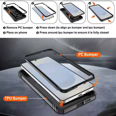 Case For Samsung Galaxy S25 Edge S25 Ultra S24 Ultra S23 S22 A56 A36 A16 A55 A35 Camera Slide Lens Protective Grade Rugged Cover