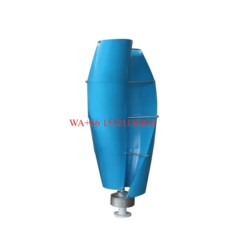 WMWMNU for 5kw 220v New Design Solar Hybrid System Small Vertical 5000w Spiral Wind Turbine Generator Kits