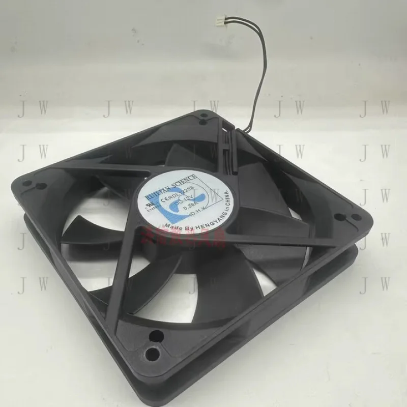 DDW   1PCS FOR RUILIAN SCIENCE RDL1225B DC12V 0.26A 2-wire cooling fan 120*25MM