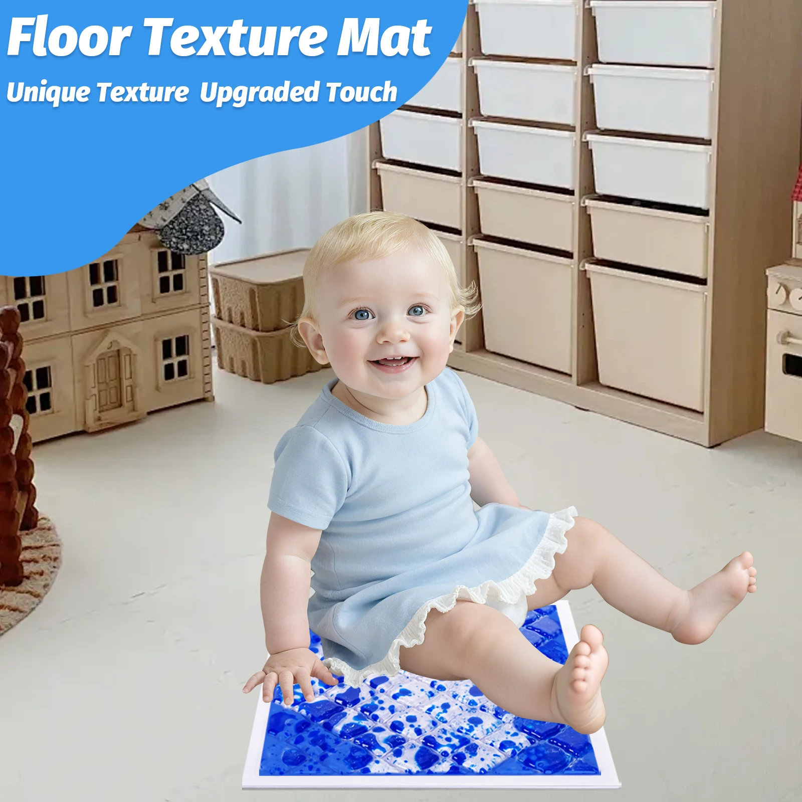 แผ่นรองพื้นสัมผัสสำหรับเด็กออทิสติก, แผ่นสัมผัสสำหรับเด็กออทิสติก, ห้องสัมผัสสำหรับเด็ก, แผ่นรองพื้นแบบตั้งพื้น