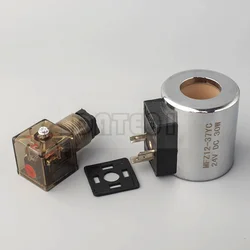 Hydraulic Solenoid Valve Coil MFB12-37YC MFZ12-37YC 24V Inner Diameter 23mm Height 51mm