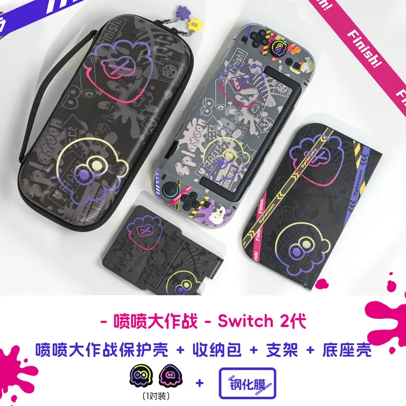 Anime Switch Schutzhülle für Nintendo Switch 2 Split Controller Hardcase Joy-Con Dock Cover Gaming-Konsolen-Zubehör
