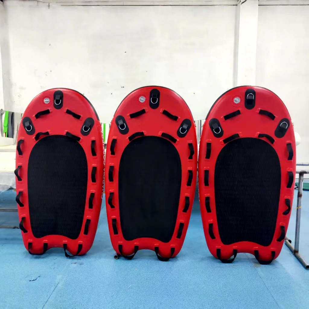 Freboard 175cm X 95cm X 15cm PVC Drop Stitch Inflatable Rescue Board Fire Rescue Floating Board Speedboat Raft Ice Surface Prone