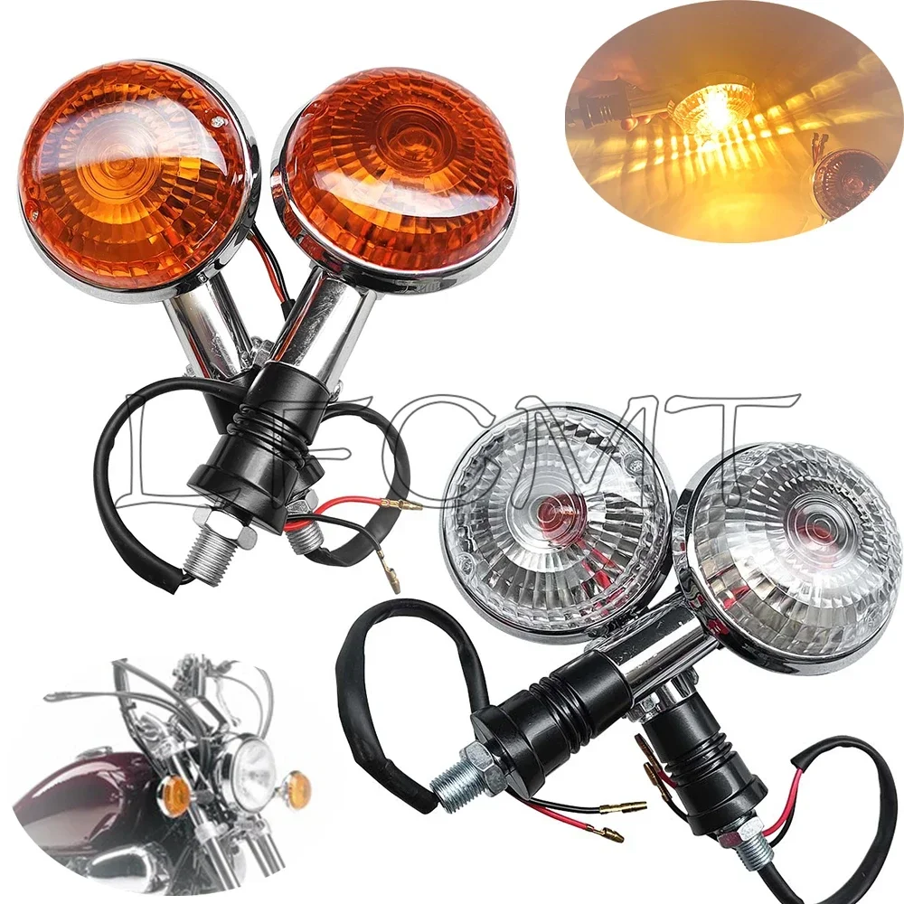 Luz intermitente para motocicleta compatible con YAMAHA XV1600 Road Star XVS1100 XVS650 v-star XVZ1300 XVZ 1300 Royal Star