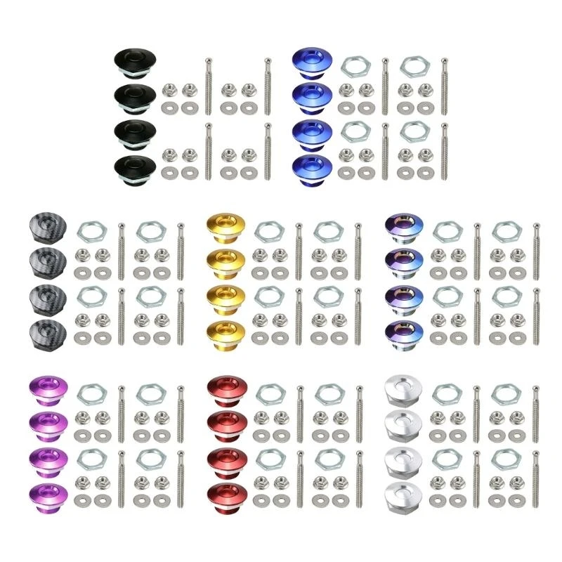  Hood Pin Universally Bonnet Hood Pins Lock Latches 1.2'' Latches Catch Pin Locking