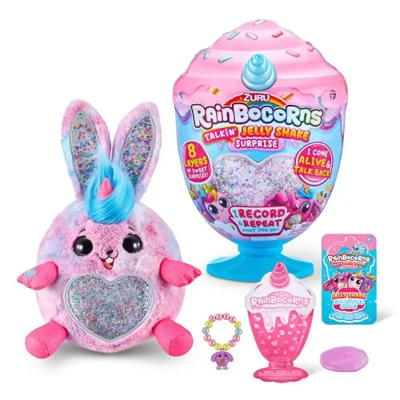 Zuru-Jouet en peluche RainBocoRns original pour fille, jouet électronique Rainbow Nairobi Orn, crème glacée, œuf magique surprise, boîte ennemi, beurre, cadeau de vacances