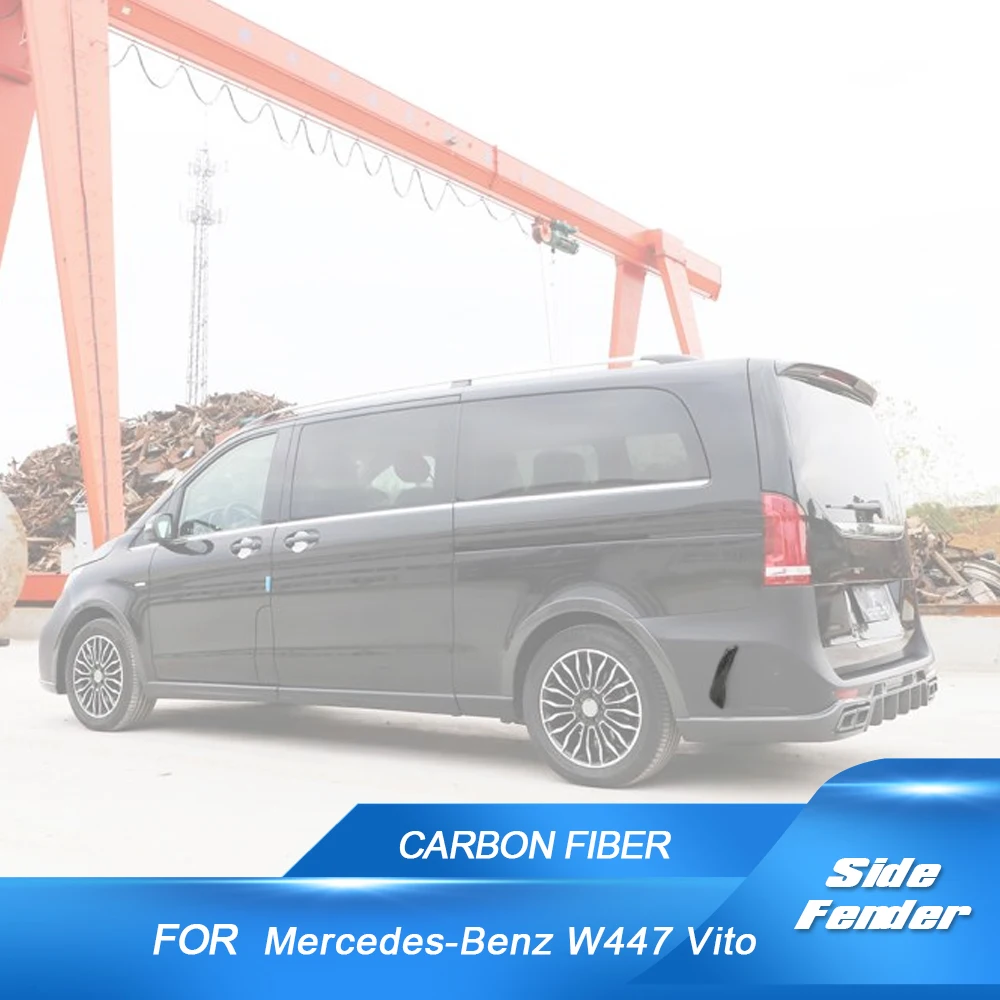 

Carbon Fiber Rear Bumper Air Vent Fender Spoiler for Mercedes-Benz V Class W447 Vito Mini Passenger Van 4 Door 2014-2018