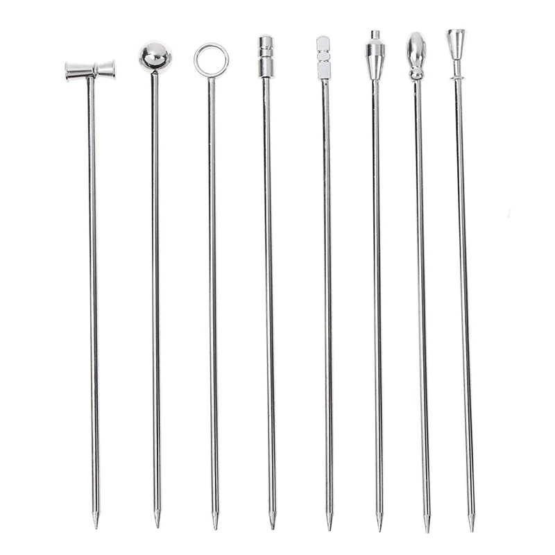 4 шт., коктейльные палочки из нержавеющей стали