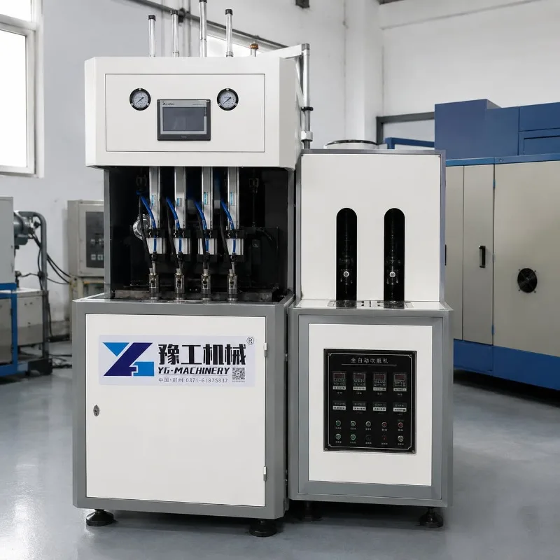 PET Plastic Bottle Blowing Machine Semi Automatic Molding Unit Customized Easy Operation Unit for Beverage Bottle Making