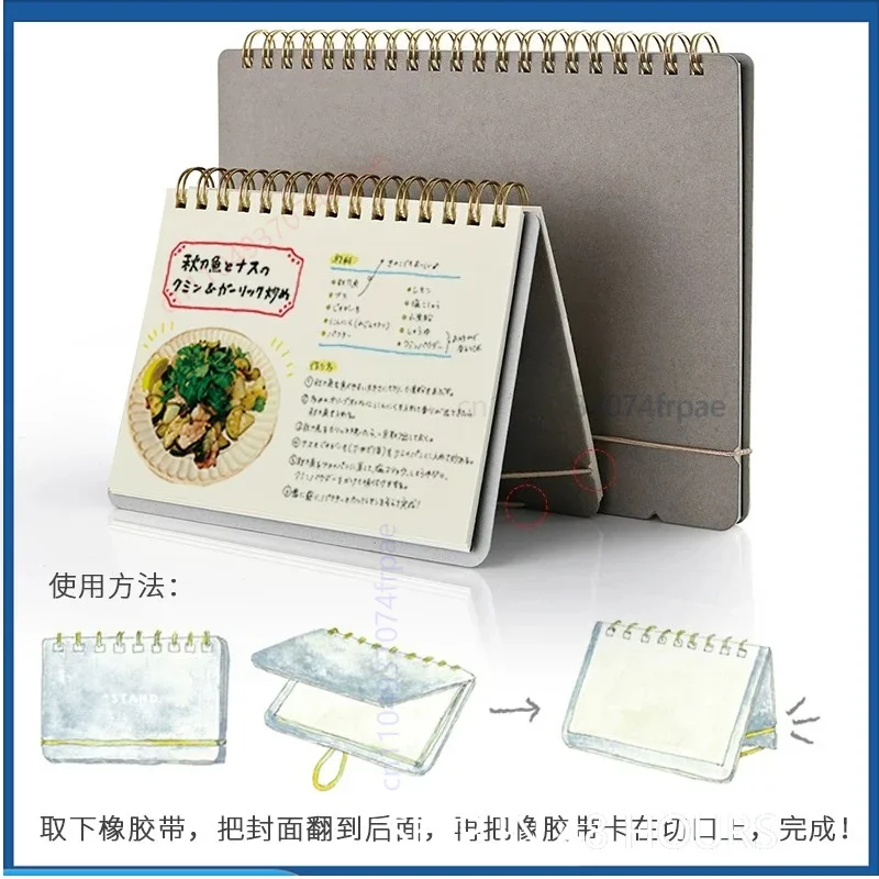 For Midori Stand Type Desktop Diary Notebook MD Paper Dot Grid Blank Notepad Self Standing Desk Stationery Gift