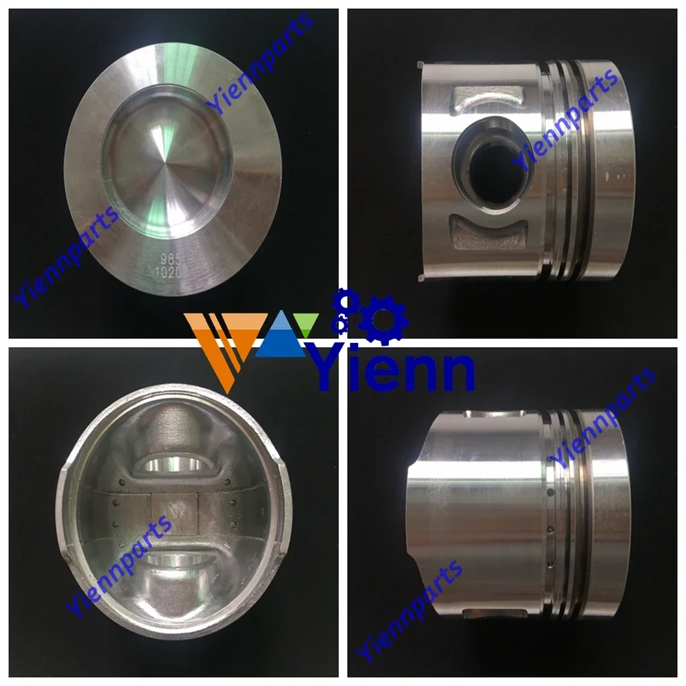 

For Caterpillar CAT 3046 Piston kit With Pin Clips Fit Excavator Tractor Loader Diesel Engine Repair Parts