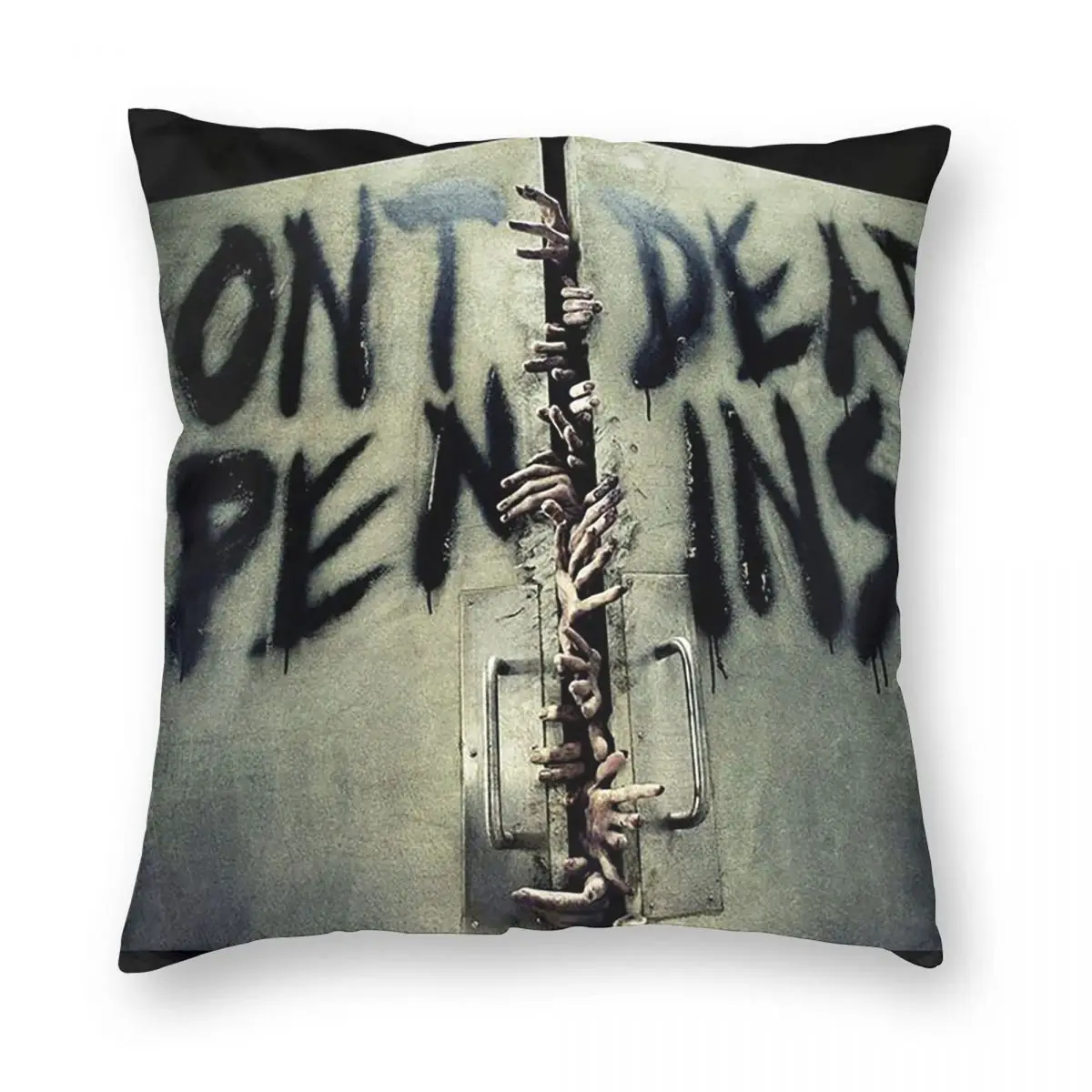 Horror Movie The Walking Dead Square Pillowcase Pillow Cover Cushion Zip Decorative Comfort Throw Pillow for Home Sofa