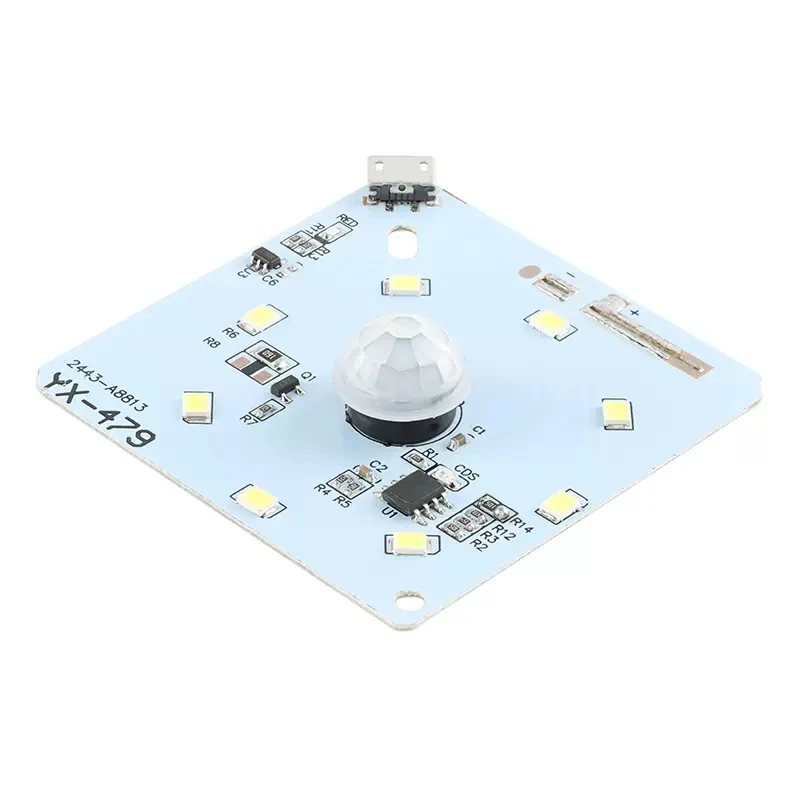 Original with switch night light circuit board LED human infrared sensor control module USB rechargeable battery models 3.2V-3.7