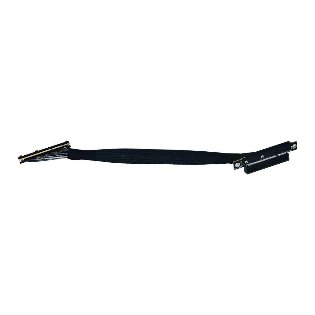 90/180/270Degree PCIe 5.0 x8 Dual Reverse GPU Extension Cable  Lossless Riser  Adapter For RTX 5070 RX 9070 Graphics Cards