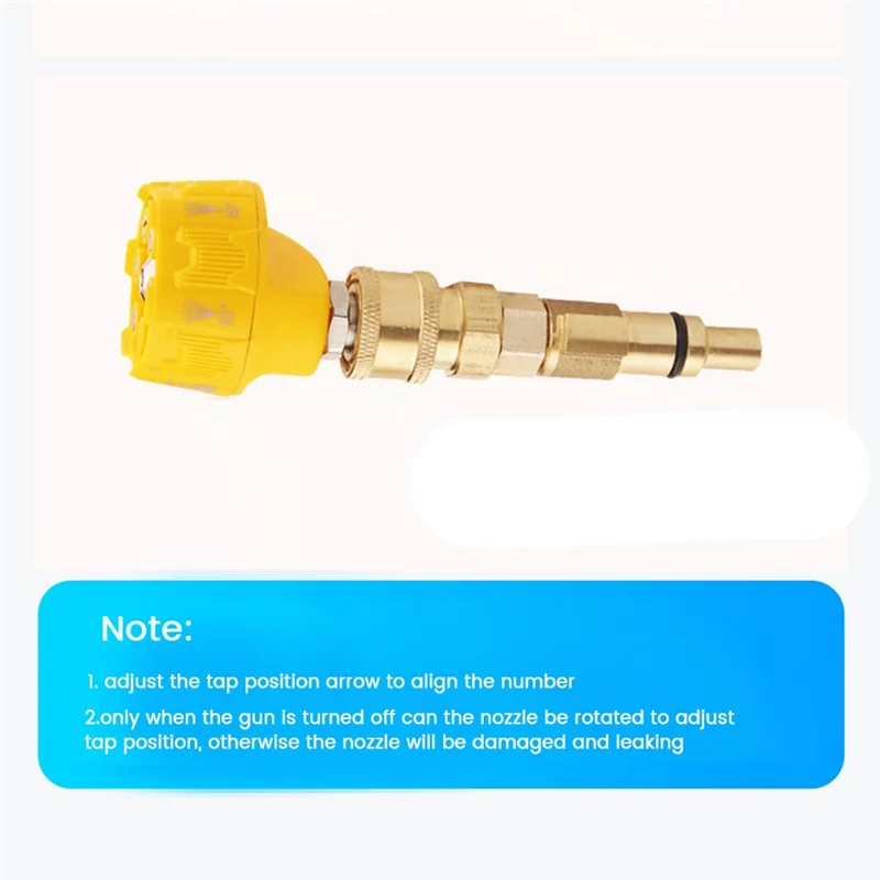 

Регулируемая насадка AAAF 6 в 1 для быстрого подключения адаптера 1/4 дюйма, 3000 фунтов на квадратный дюйм, мойка высокого давления, очиститель, детали для воды