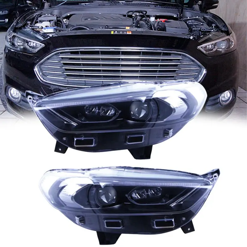 

Car Styling Headlamp For Ford Fusion Headlight 2013 2014 2015 2016 Mondeo LED Headlight Projector DRL Automotive Accessories