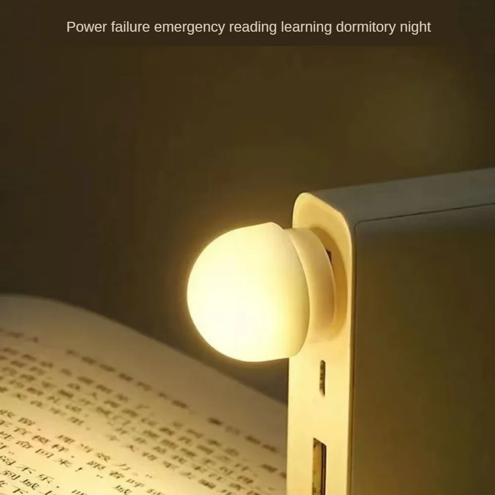 Mini USB Night Light lampada portatile per la protezione degli occhi lampada da comodino per dormitorio con luce portatile Super luminosa