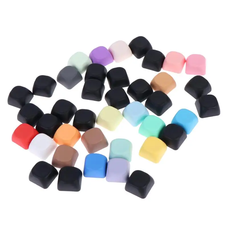1U Blank MOA Profile PBT Keycaps 10/20pcs Non-Engraved Key Covers for Custom Office Keyboard DIY Projects