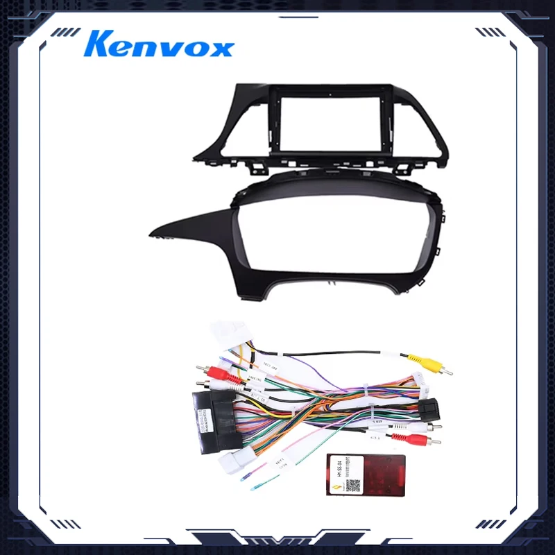 9 inch  Kenvox Android car audio radio 2din frame fascia for Hyundai Sonata 9 2015  dvd dash mount kit panel wire cable adapter