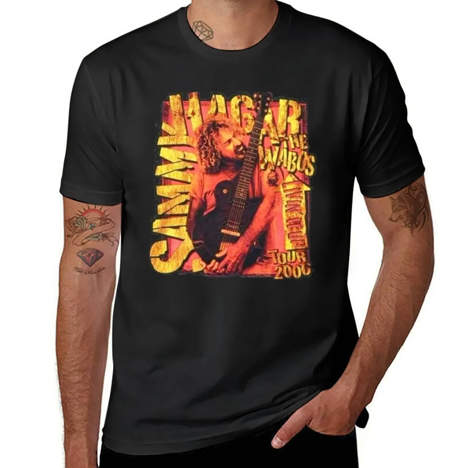 New! SAMMY HAGAR Vintage TOUR Concert T-Shirt sublime sports fans customs animal prinfor boys clothes for men